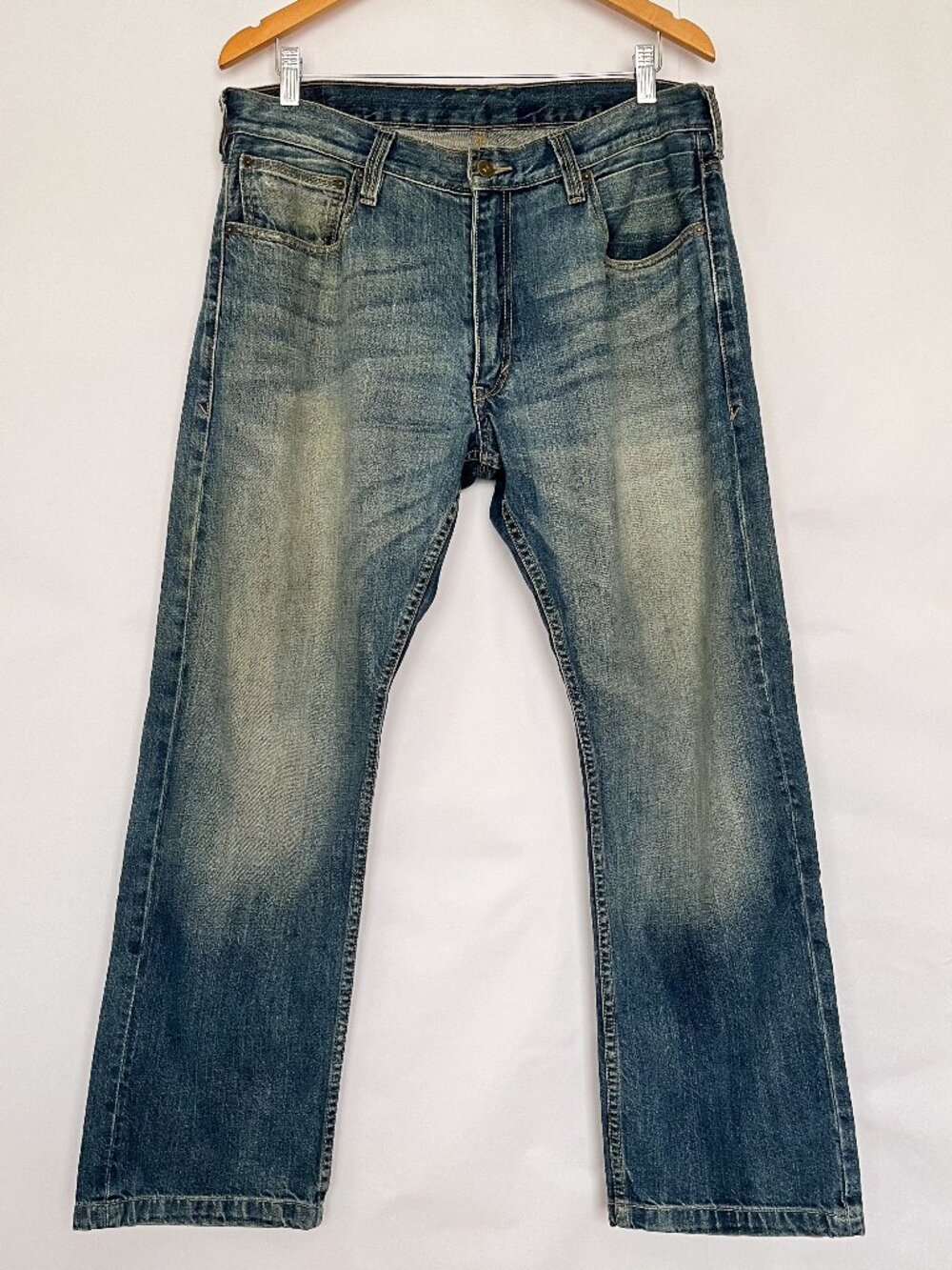 Levi’s 514 Slim Straight Jean Non Stretch Denim Mens Size 36x29 (actual 34x28.5)